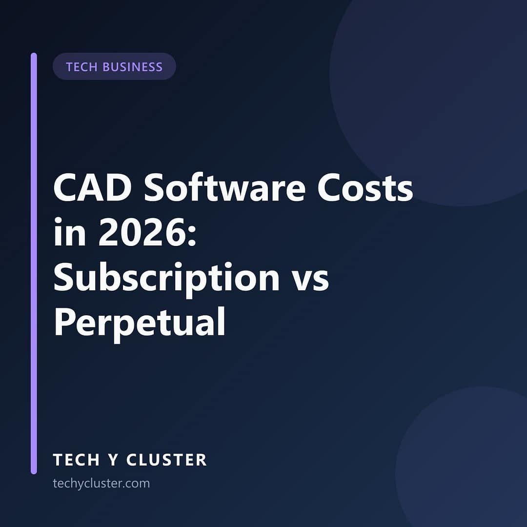 Title card: CAD Software Costs in 2026: Subscription vs Perpetual